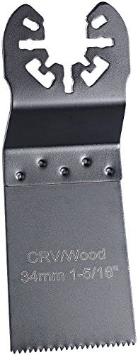 AGT Professional Sägeblätter: Standard-Tauchsägeblatt für Multitools, 34 mm, CRV, Schnellspannung (Multifunktionswerkzeug)