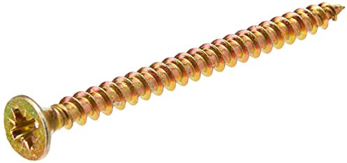 Forgefix FORMPS450Y Vite Multiuso Compatibile Pozi CSK ST ZYP 4,0 x 50 mm, Scatola da 200, Multicolore, 4 x 50 mm, Set di 200 Pezzi