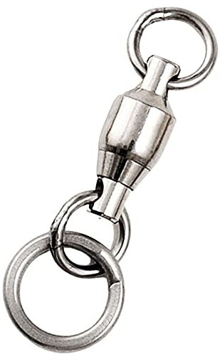 Decoy PR-12 Power Roll Ring Ball Bearing Swivel with Solid Ring Size 4 (2463)