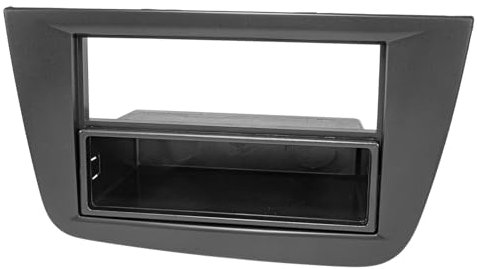 tomzz Audio 2449-017 Radioblende Set kompatibel mit Seat Altea FR XL Toledo 5P schwarz mit Quadlockadapter ISO Fakra Antennenadapter Phantomeinspeisung DIN