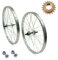 MALVESTITI Ruota/Cerchio Anteriore + Posteriore Bici GRAZIELLA 20 x 1.75 + PIGNONE Z18