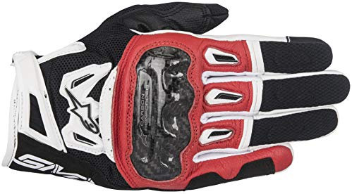 Alpinestars SMX-2 Air Carbon V2 Glove Nero Rosso Bianco XL