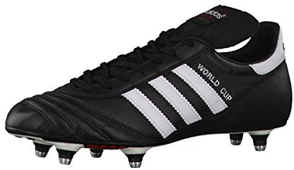 adidas Originals Men's World Cup Football Boots, Black Black Running White Footwear, 4 UK