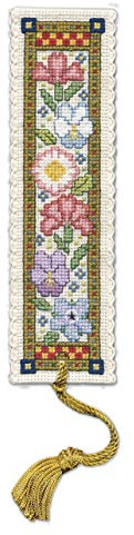 Textile Heritage Collection Cross Stitch Bookmark Kit - Medieval Garden