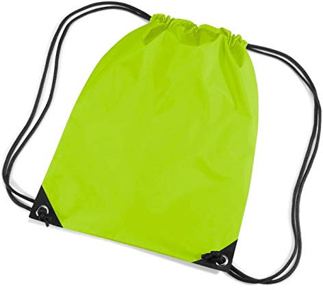 Shirtinstyle Sportbeutel, Gymnastikbeutel, Gymsac, Schuhbeutel mit Kordel, Farbe limegreen