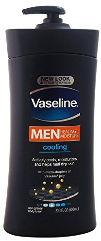 Vaseline Men Healing Moisture Cooling Lotion For Dry Skin Vaseline 20.3 oz Body Lotion For Men