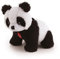 Trudi 50440 Sweet Collection Kleiner Panda ca. 7 cm, Größe XXS, Stofftier mit weichen Materialien und liebevollen Details, Plüschtier waschbar, Kuscheltier für Kinder & Babys, Schwarz/Weiß