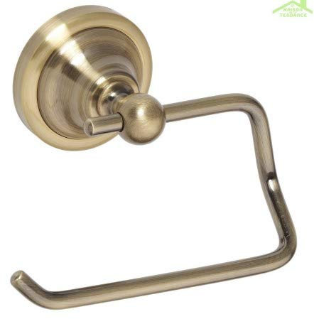 Tür Papier Toiletten, WC ohne Deckel Retro in Bronze 13,5 x 10 x 9 cm