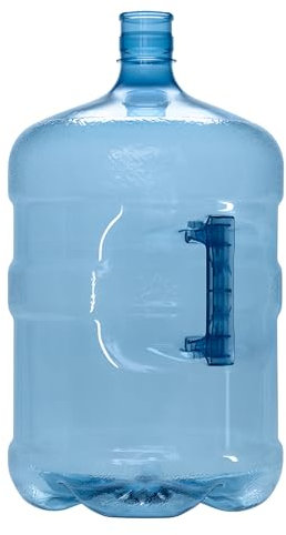 Brio B.P.A. - Botella de agua reutilizable con tapa de plástico de 5 galones