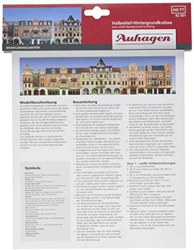 Auhagen 42501.0 - Halbrelief Hintergrundkulisse, Gesamtlänge 721 mm, bunt