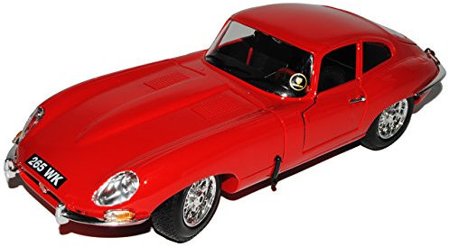 Bburago 18-12044 Gold Jaguar E Coupe (1961) - Modellino in scala 1:18