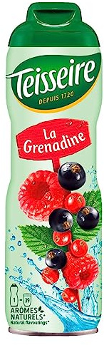 Teisseire Getränke-Sirup Grenadine 600ml - Sirup der genauso schmeckt wie die Frucht (1er Pack)
