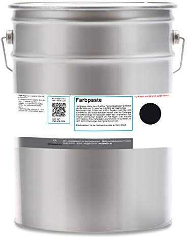 DD Composite Farbpaste 5kg schwarz RAL 9005 Pigment hochkonzentriert für Kunstharze Epoxidharz Resin Polyesterharz Gießharz farbintensiv deckend