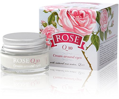 Creme um Augen Rose Q10. Kosmetik Serie Rose Naturals Rose Öl, Rose Water, Q10
