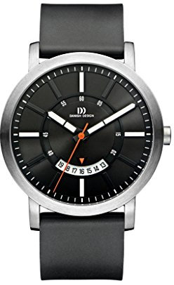 Danish Design Unisex Erwachsene Analog Quarz Uhr mit Gummi Armband NO.: IQ13Q1046