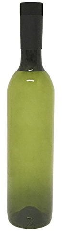 nicebottles Plastic Wine Bottle & Screw Cap, Green, 750ml