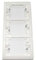 LEGRAND SAGANE 85002 - Plaque Verticale 3 postes KOZI OPALIS blanche