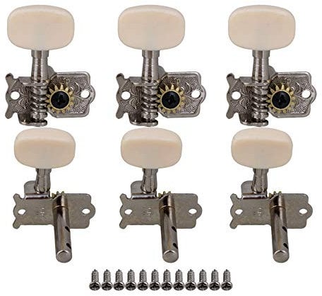 Yibuy 3R3L Guitar Machine Heads Guitar Tuner Tuning Pegs with 12 Screws