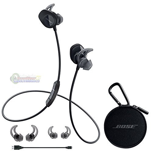 Bose SoundSport - Auriculares inalámbricos (Bluetooth, NFC, micrófono), Color Negro