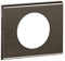 LEGRAND - Plaque Céliane - Plaque de Finition pour Prises et Interrupteurs Céliane - 1 Poste - Black Nickel