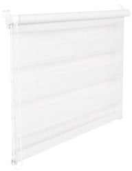 KS Handel 24 DOPPELROLLO DUOROLLO 70 cm BREIT 200 cm LANG Weiss INKL. SEILZUG FENSTERROLLO KLEMMROLLO Jalousie