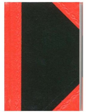 Werkstetter 850/019/0000 - China Kladde A4 100 Blatt kariert schwarz rot