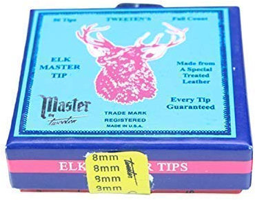 Elkmaster Glue on Cue Tips, 8mm (5pcs)