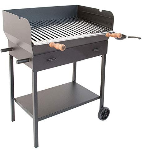 Cruccolini Festa Barbecue a Carbone e Legna, Metallo, Nero