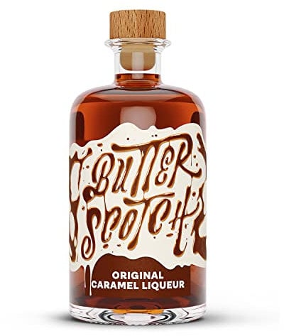 Butterscotch Karamell Likör I Original Caramel Liqueur 20% Vol. (1 x 0.5 l) I Vegan