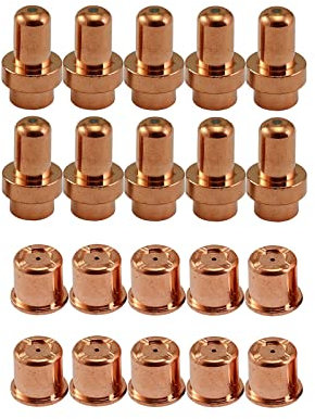 RIVERWELD C1521 (PR0016) Plasma elektrode C1304 (PD 0088-10) Schneiddüse 1,0 für CEBORA CP-50 CB50 plasma Schneider 20 Stück