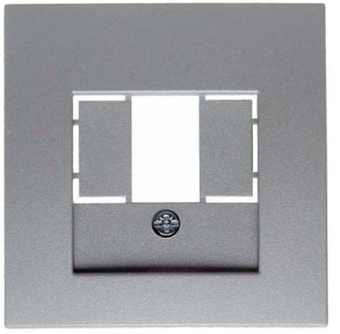 Hager – Central Plate Socket TAE B1/B7 Aluminium