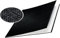 Leitz Esselte Buchbindemappe impressBIND Hard Cover 7.0mm schwarz, 10 Stueck