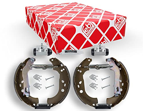 febi bilstein 38750 Bremsbackensatz mit Anbaumaterial, 1 Stück | Kompatibel mit: FIAT DOBLO Bus, DOBLO Cargo, DOBLO Pritsche/Fahrgestell, FIORINO Kasten/Großraumlimousine, QUBO