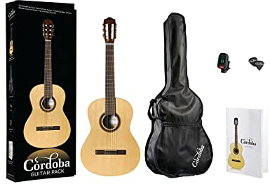 Cordoba CP100 Nylon String Guitar Pack - Spruce Top
