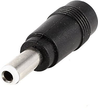 sourcing map 5.5mm x 2.5mm Male Connector to 5.5mm x 2.1mm Female Jack DC Power Adapter Black
