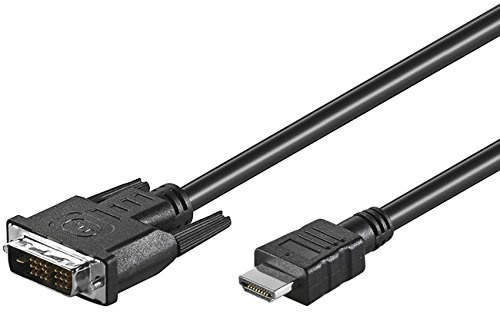 Goobay 50579 DVI-D/HDMI Kabel, Vernickelt