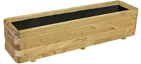 Avanti TRENDSTORE - Hannes - robuster Pflanzkasten, Maße: ca. 40x35x160cm