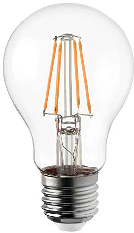 LED 6 Watt Leuchtmittel Kugel warm weiß Leuchte Filament Beleuchtung A+ E27 Light Me LM85136