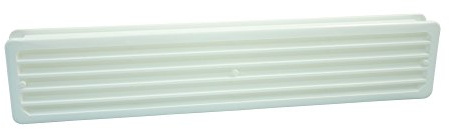 BZ-Türgitter weiß 452x92 mm, Farbe weiß