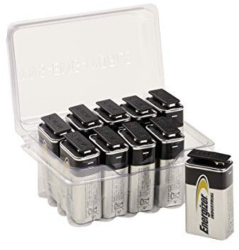 wns-emg-world Pack kompatibel mit Energizer Industrial 6LR61 EN22 9V Alkaline Batterien Block 10 Stück - Langlebig für Zuverlässige Stromversorgung