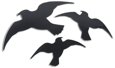 Vogel-Silhouetten 3 Stk., schwarz