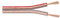 Goobay 15123 Cable de altavoz con conductor 2 x 0,75mm² de cobre libre de oxígeno, 25 metros, transparente