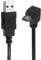 chenyang USB 2.0 a Mini USB 90 grados Cable de datos de extensión angulada para teléfono móvil de tableta 0.5m