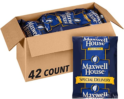 Maxwell House Special Delivery Medium Roast Ground Coffee (1.2 oz Bags, Pack of 42)