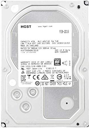 Hitachi HUS726040AL5210 Hard Disk Drive 4000GB