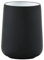 Zone Denmark Nova Zahnputzbecher, Zahnbürstenbecher aus Porzellan mit Soft Touch-Beschichtung, Durchm. 8 cm, Höhe 10 cm, Schwarz