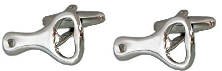 Manschettenknöpfe Flaschenöffner silbern glänzend + Geschenkbox - schönes Accessoires zum Thema Gastronomie Bierthema