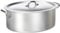 Agnelli ALMA12634 Cacerola Ovalada con Tapa y 2 Asas de Acero Inoxidable, Aluminio Profesional de 3 mm, 34 x 23 cm