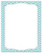 Barker Creek Designer Computer Papier Türkis Chevron 8,5 x 11 Zoll Dekoratives Druckerpapier Schreibwaren 50 Blatt pro Packung Home School und Office Supplies (740)