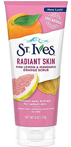 St Ives Scrub Even & Bright 6 oz. Pink Lemon - Orange (2 Pack) by St Ives